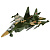 Металлическая модель Истребитель Технопарк 1201C110-R